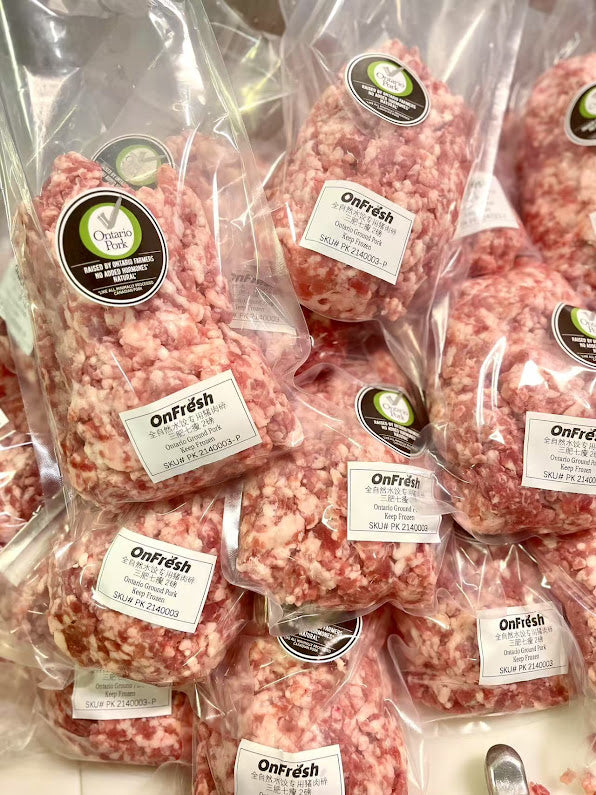 All-natural minced pork with a perfect 3:7 fat-to-lean ratio (2 lbs)