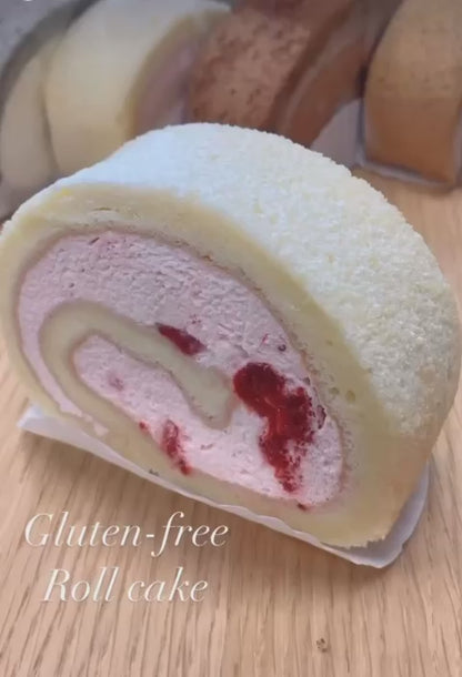 Japanese gluten-free raw milk cake rolls (frozen) 4 pieces