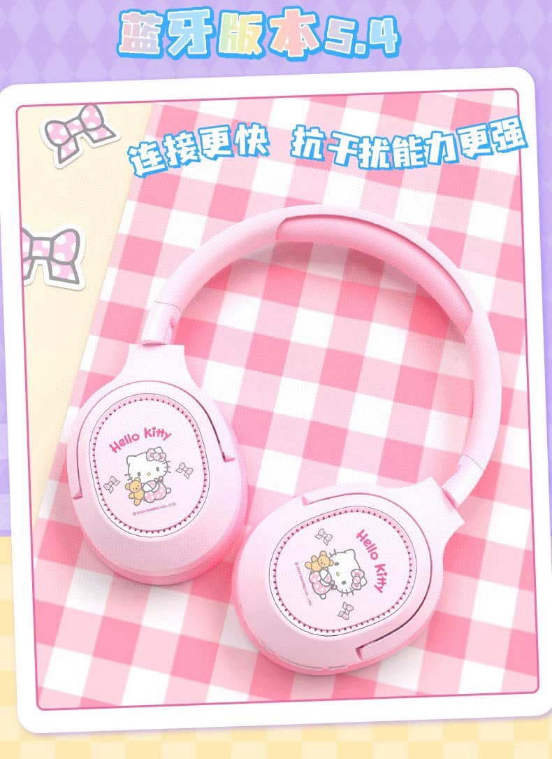 Sanrio sanrio head-mounted wireless bluetooth headphones