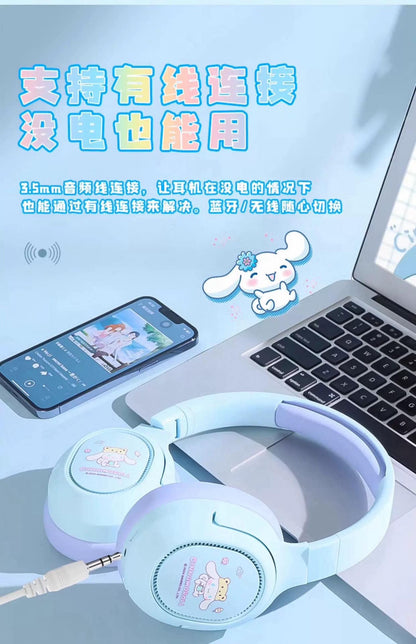 Sanrio sanrio head-mounted wireless bluetooth headphones